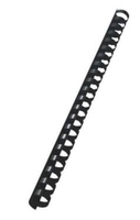 Binding comb 12mm, black, 100 pcs aksesuārs datorkorpusiem