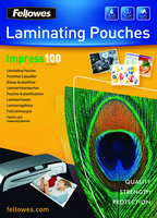 Fellowes Laminating Pouch 100 , 216x303 mm - A4, 100 pcs laminators