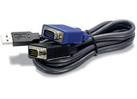 TrendNET TK-CU06 Cable, 1,8m USB/VGA KVM komutators