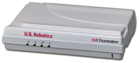 US Robotics Faxmodem USRobotics 56k Ext.Faxmodem V92 RS-232 x1 datortīklu aksesuārs