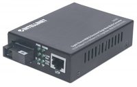 Intellinet Media converter WDM 10/100/1000Base-TX (RJ45) / 1000Base-LX (SM SC) datortīklu aksesuārs