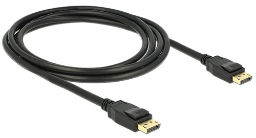 Delock DisplayPort 2m black (83806) kabelis video, audio