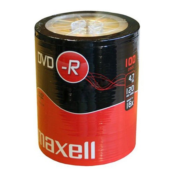 Maxell DVD-R 4.7GB 100 Pack 100 pc(s) 4902580504915 matricas