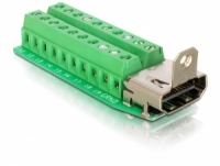 Terminal Block (20Pin)-> HDMI(F) adapteris