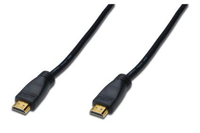 ASSMANN HDMI 1.3 HighSpeed w/ amp. Connection Cable HDMI A M/HDMI A M 30m black kabelis video, audio