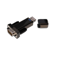 MicroConnect USB 2.0 to Serial Converter DSUB 9M, incl. USB cable USB kabelis