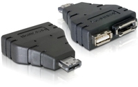 Delock adapter Power Over eSATA -> eSATA + USB 2.0 karte