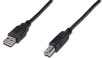 ASSMANN USB 2.0 HighSpeed Connection Cable USB A M(plug)/USB B M (plug) 3m black USB kabelis