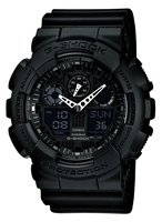 Casio Watch with G-Shock Resin Strap 51mm Men's GA-100-1A1ER Rokas pulksteņi