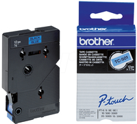 Tape Brother 12mm BLACK ON BLUE TAPE biroja tehnikas aksesuāri