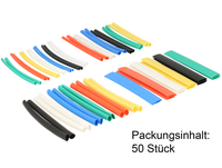 Shrink Tube 50pcs   multicolour kabelis, vads