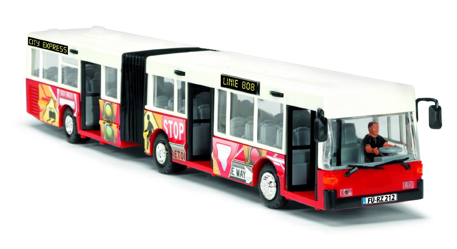 Dickie D 38270001 Bus City Express Toy 203748001 Rotaļu auto un modeļi
