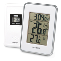 Sencor SWS 25 WS digital weather station Silver, White 8590669157907 barometrs, termometrs