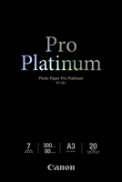 Paper Canon PT101 Pro Platinum Photo | 300g | A3 | 20sheets foto papīrs