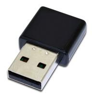 WL-USB Adapter DIGITUS USB2.0 300Mbps black tiny size WPS  