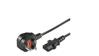 MicroConnect PE090420 Power 2M UK BS-1363 /C13 H05VV-F 3G0,75, 10A Barošanas kabelis