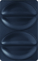 Tefal Plattenset Nr. 8 Teigtaschen XA8008 black / edelstahl vafeļu panna