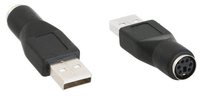 InLine 33102K USB PS/2 Adapter  USB Stecker A auf PS/2 Buchse