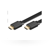 MicroConnect  HDMI 19 - 19 2m M-M GOLD Flat cable kabelis video, audio
