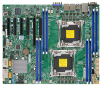 Supermicro Motherboard, Dual Socket R3 Up to 512GB ECC DDR4 2133Mhz