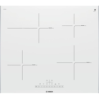 Bosch Hob PIF672FB1E Induction, Number of burners/cooking zones 4, White, Display, Timer plīts virsma