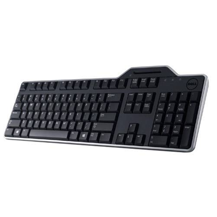 Dell Keyboard Russian (QWERTY) Dell KB-813 Smartcard Reader USB Keyboard Black Kit Dell Standard, Wired, EN klaviatūra