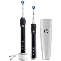 Braun Oral-B Pro 1900 Elektrische Zahnburste inkl. 2-tem Handstuck black mutes higiēnai