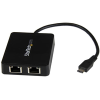 StarTech.com Dual Network Adapter US1GC301AU2R - USB-C