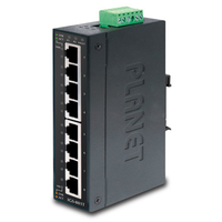 Planet IP30 Slim type 8-P Industrial Gigabit Ethernet Switch komutators