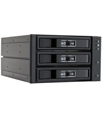 Chieftec CBP-2131SAS 2x5.25inch bays for 3x3.5/2.5inch HDDs/SSDs, aluminium SATA cietā diska korpuss