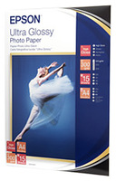 Paper Epson Ultra Glossy Photo | 300g | A4 | 15sheets foto papīrs