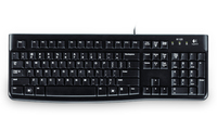 Logitech K120 Corded Keyboard US-Layout black klaviatūra
