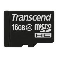 Transcend  MicroSD SDHC 16GB atmiņas karte