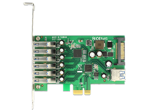 Delock PCI Express Card > 6 x external + 1 x internal USB 3.0 karte