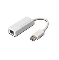 MicroConnect  USB3.0 to Gigabit Ethernet 10/100/1000Mbps White  