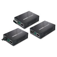 Web/SNMP Manageable 10/100/1000Base-T to 1000Base-SX Gigabit Converter tīkla iekārta
