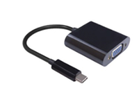 MicroConnect  USB - C to VGA ADAPTER Black Black, Max. 1920x1080p 60Hz