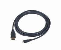 Gembird HDMI -HDMI Micro cable with gold-plated connectors 4.5m bulk package kabelis video, audio