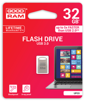 GOODRAM POINT SILVER    32GB USB3.0 USB Flash atmiņa
