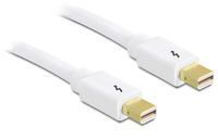 Delock Thunderbolt cable M/M | 0.5m | white kabelis, vads