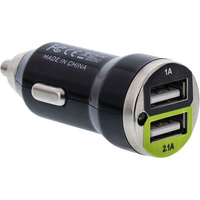 InLine 2-fach USB KFZ Charger Stromadapter 12-24VDC iekārtas lādētājs