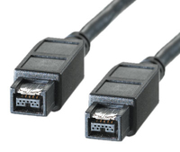 Roline Kabel, FireWire, IEEE1394b, 9/9-pin, A-A, 1.8m (11.02.9518) kabelis, vads