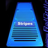 AC Ryan RadGrillz Stripes 3x120mm - Acryl UVBlue ūdens dzesēšanas sistēmas piederumi