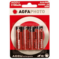 1x4 AgfaPhoto Akku NiMh Mignon AA 2300 mAh Baterija