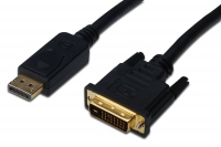 Assmann Displayport1.1a Cable 2m DP/DVI-D(24+1) M/M kabelis video, audio