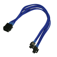 Kabel Nanoxia EPS Verlangerung, 30 cm, Single, blau kabelis, vads