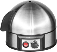 Clatronic EK 3321 egg cooker 7 egg(s) 400 W Black, Stainless steel aksesuāri Mazās sadzīves tehnikas