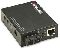 Intellinet Media Converter 1000Base-T RJ45 / 1000Base-SX (MM SC) 220m 850nm datortīklu aksesuārs