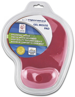 Esperanza EA137R mouse pad Red peles paliknis