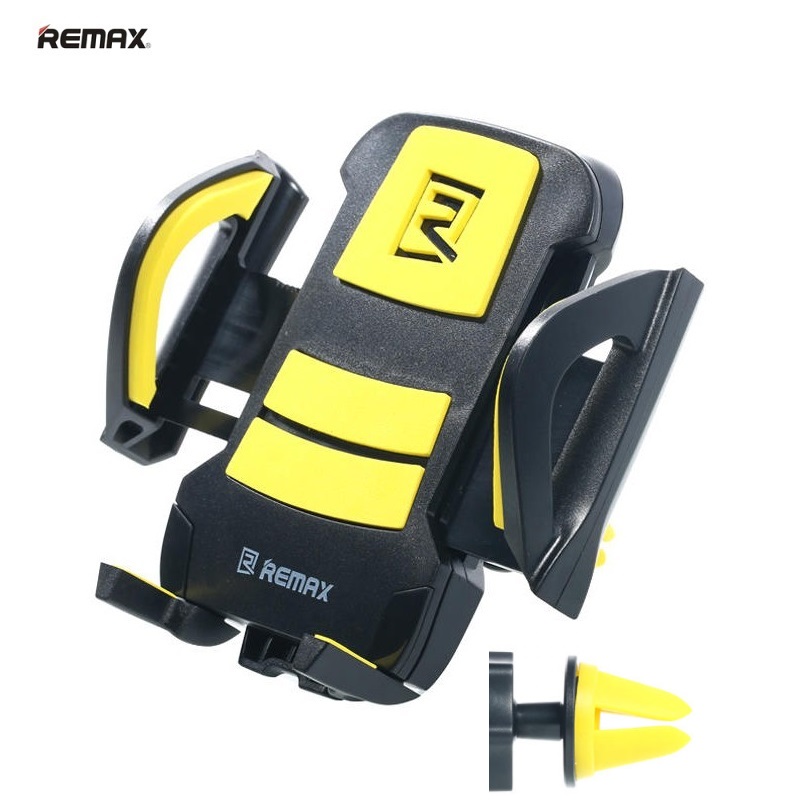 Remax RM-C13 Universāls Auto Gaisa restes stiprinājums priekš telefona / GPS 55-120mm platum 360 grādu rot cija aksesuārs mobilajiem telefoniem